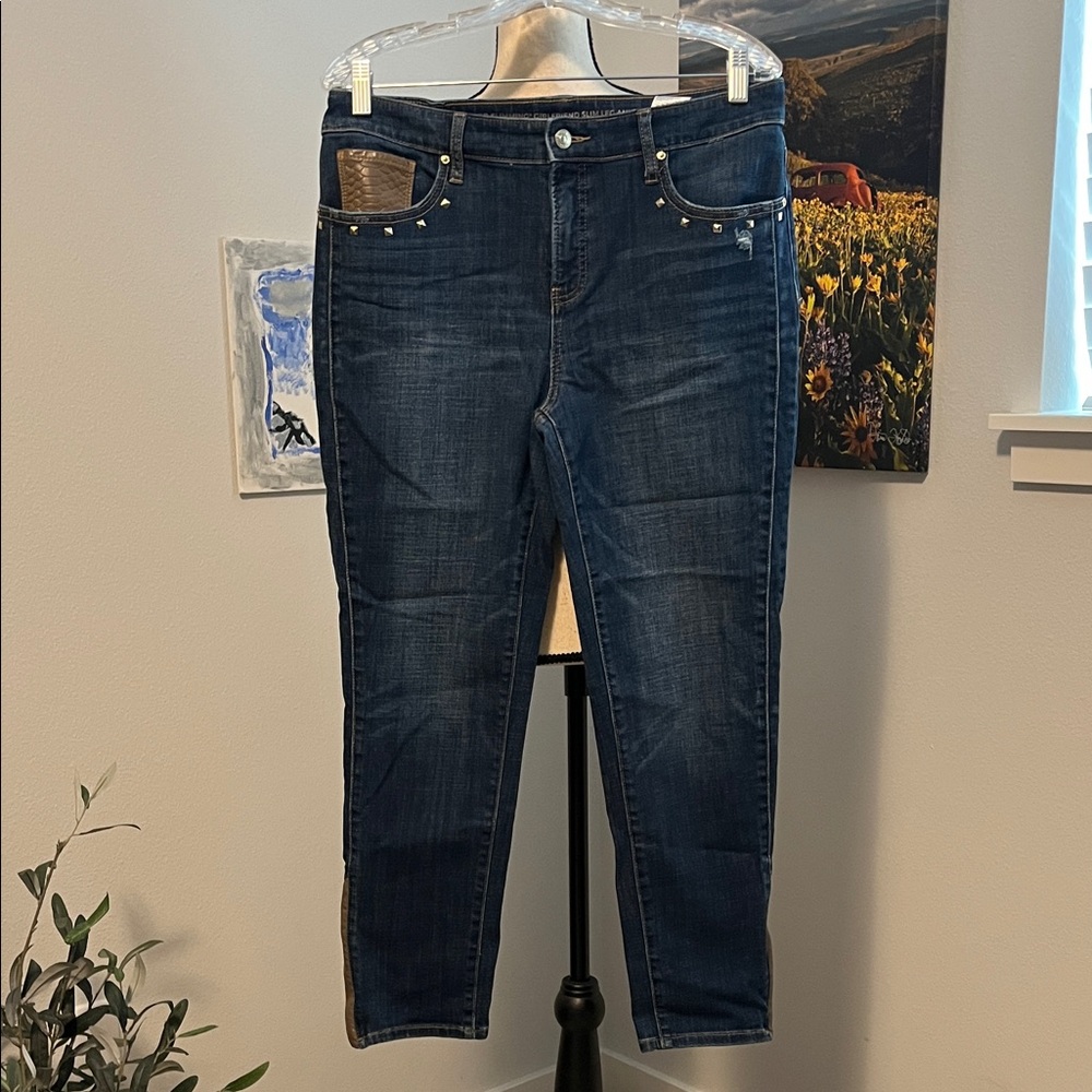 Chicos Girlfriend Slim Jeans
